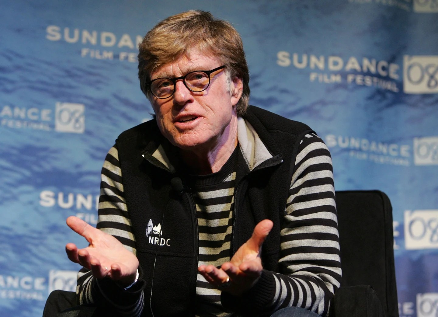 PARK CITY, UT - JANUARY 17: Sundance Institute Founder Robert Redford speaks at the opening day press conference during the 2008 Sundance Film Festival on January 17, 2008 in Park City, Utah. (Photo by Bryan Bedder/Getty Images)Bryan Bedder via Getty Images